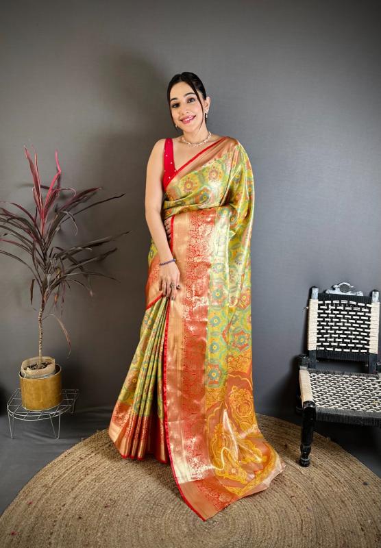Malhar padma-vol-2 kanjivaram best retail saree shop in surat